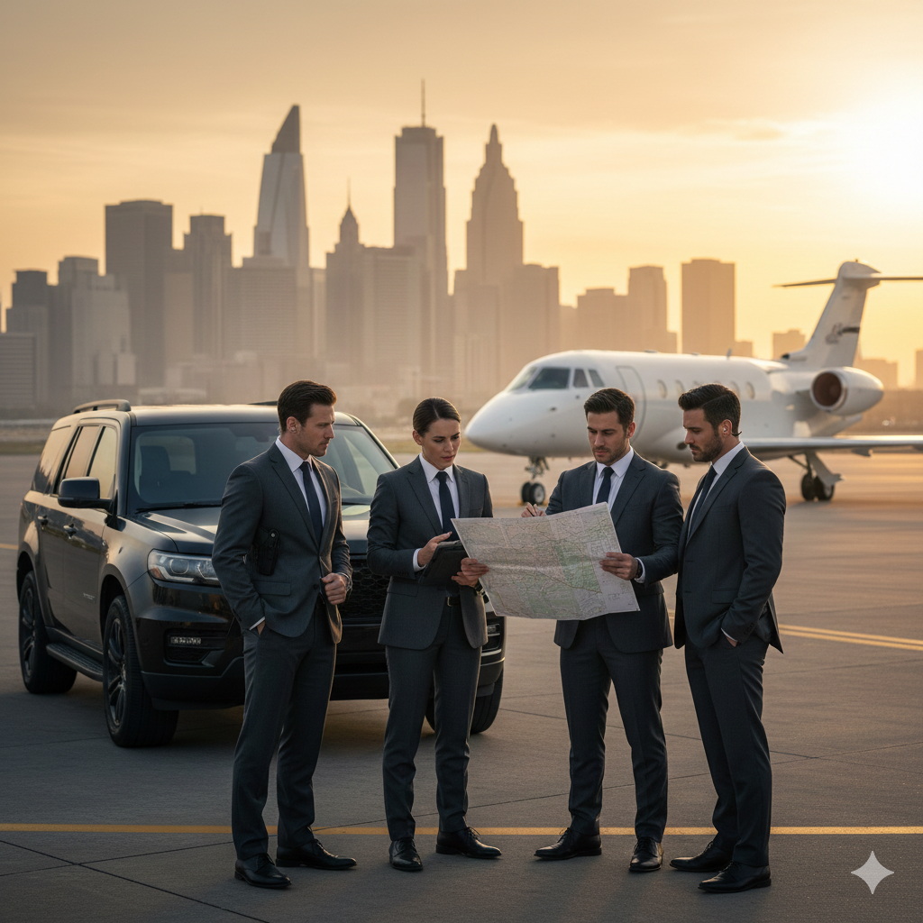 Professional security team