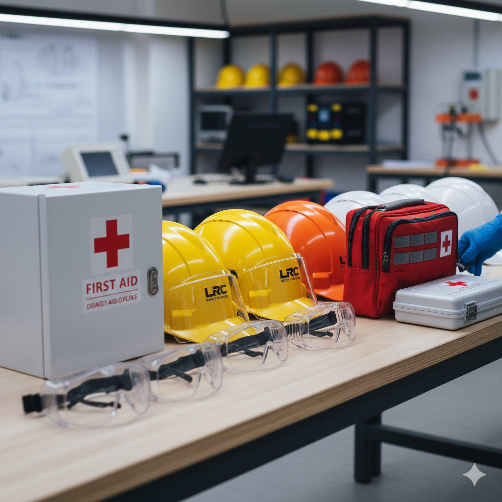 Safety Helmets and First Aid Kits Placeholder
